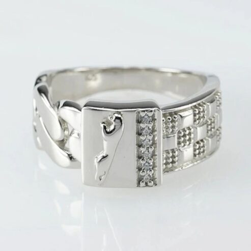 Style with Thumb Silver Ring for Men | Silverare